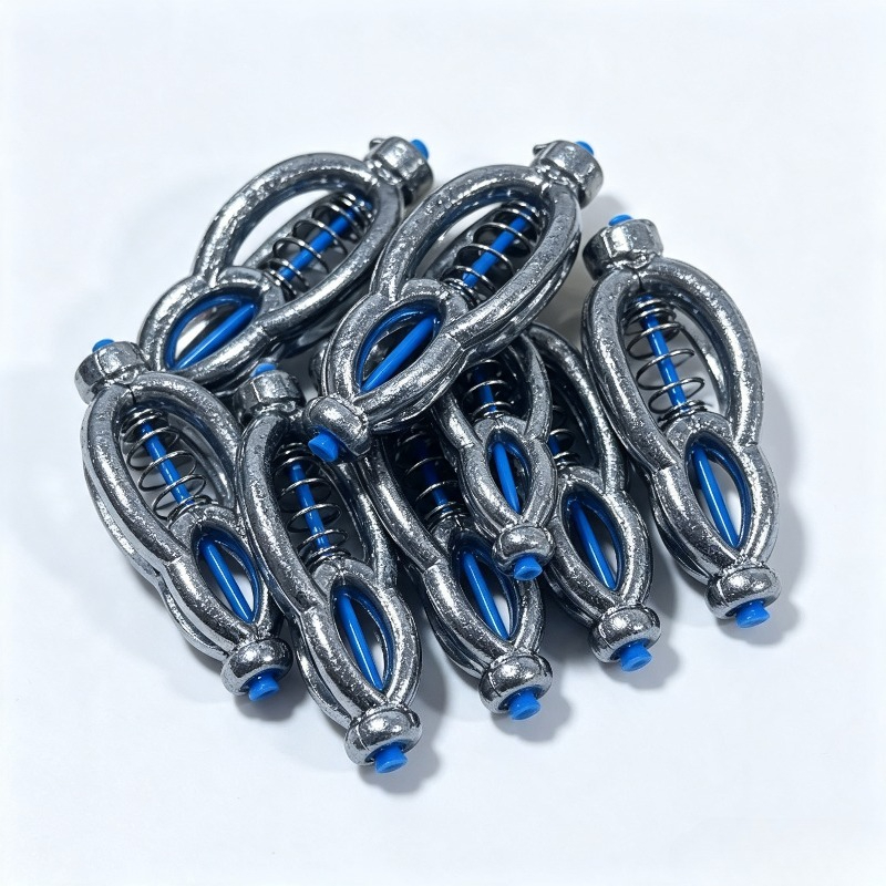 Fishing Rod Casting - 3PCS/4PCS/5PCS 50g Spiral Feeding Through-Hole Sinker