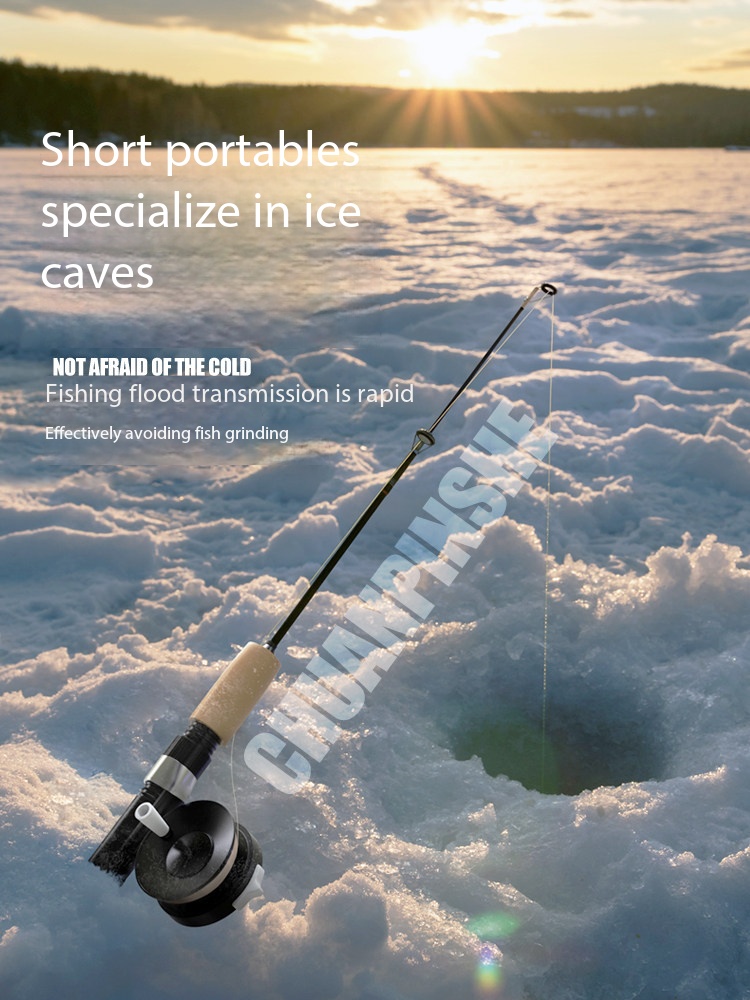 New Ice Fishing Rod Ultra Shor - Fishing Rod Ice ulasan dan harga