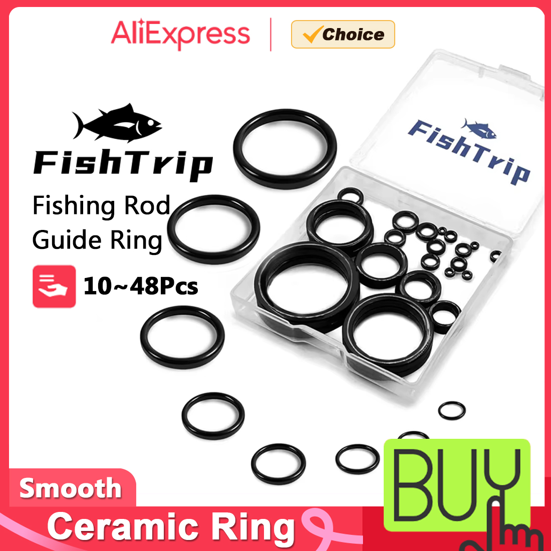 FishTrip 10Pcs~48Pcs Fishing R - Fishing Rod Building Kit ulasan dan harga