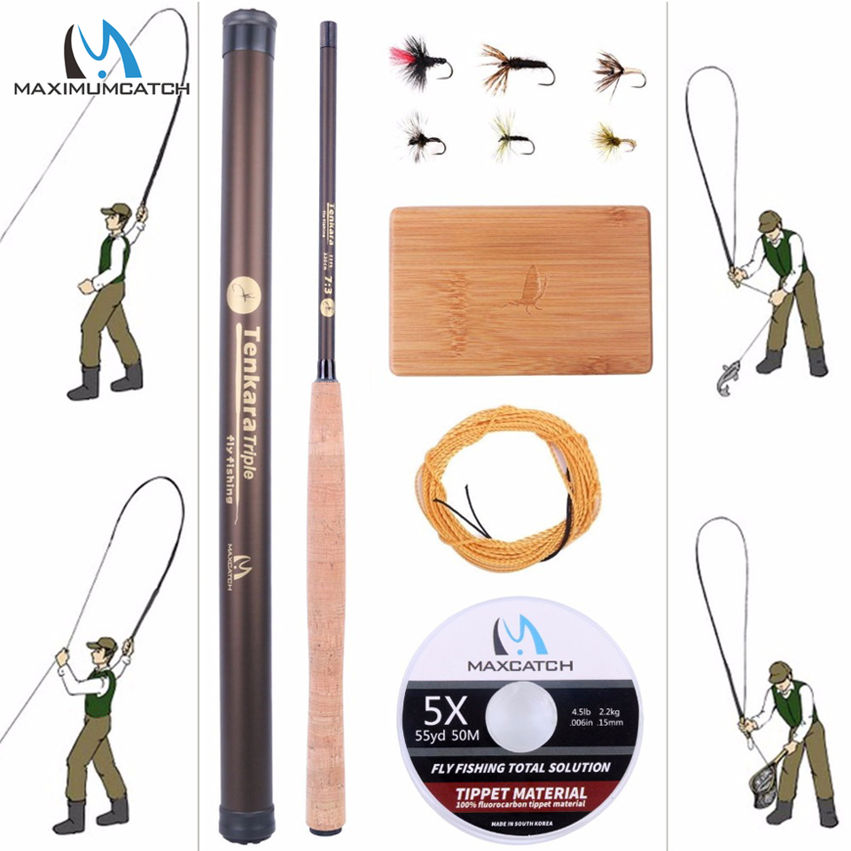 Maximumcatch 9-13FT V-Tenkara  - Fishing Rod Fly ulasan dan harga
