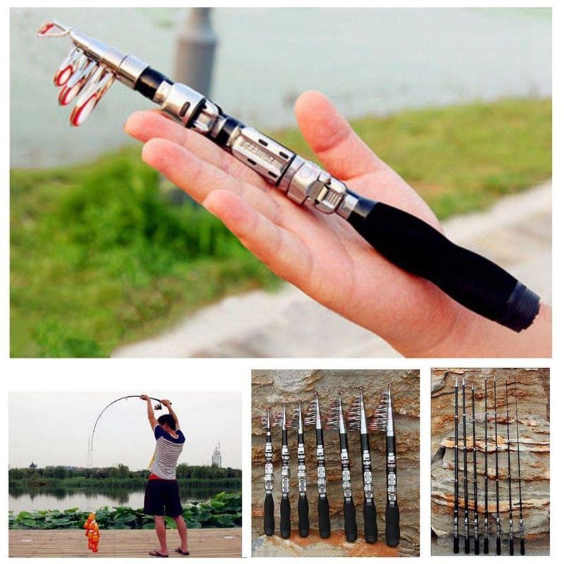 1.0m Super Hard Mini Telescopi - Fishing Rod Casting ulasan dan harga