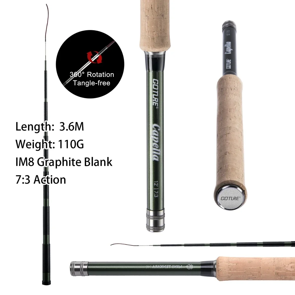 Goture 12FT Classical Tenkara  - Fishing Rod Building Kit ulasan dan harga